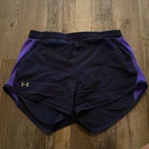 navy under armour shorts